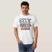 Obsessieve Compulsieve Lacrosse- stoornis T-shirt (Voorkant volledig)