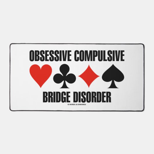 Obsessieve Compulsive Bridge Disorder (OCBD) Bureaumat (Voorkant)