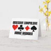 Obsessieve Compulsive Bridge Disorder (OCBD) Kaart (Gele Bloem)