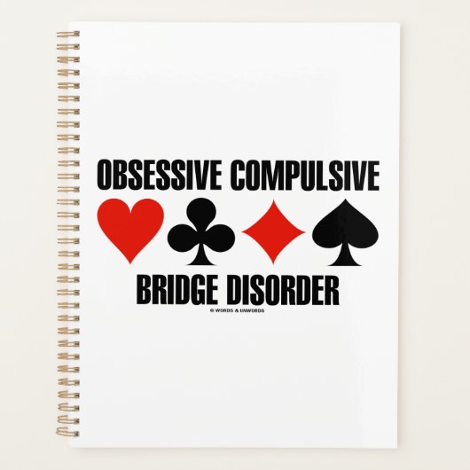 Obsessieve Compulsive Bridge Disorder (OCBD) Planner (Voorkant)
