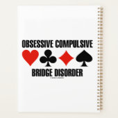 Obsessieve Compulsive Bridge Disorder (OCBD) Planner (Achterkant)