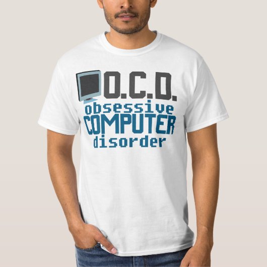 Obsessieve computerstoornis Fungerend IT Repair Gu T-shirt (Voorkant)