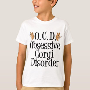 Obsessieve Corgi stoornis Funny Kinder T-shirt