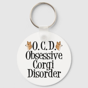 Obsessieve Corgi stoornis Sleutelhanger