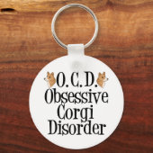 Obsessieve Corgi stoornis Sleutelhanger (Voorkant)