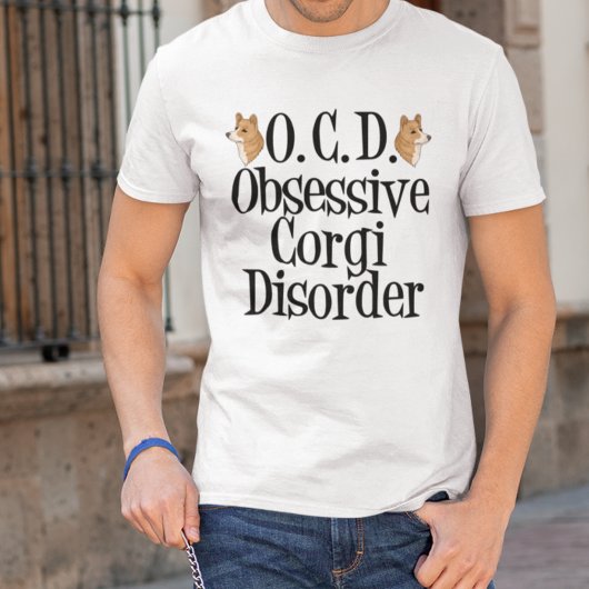 Obsessieve Corgi stoornis T-shirt