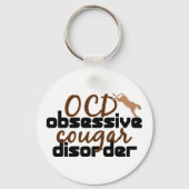 Obsessieve-Cougar stoornis Sleutelhanger (Voorkant)