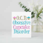 Obsessieve Cupcake-stoornis Briefkaart (Staand voorkant)