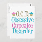 Obsessieve Cupcake-stoornis Briefkaart (Voorkant / Achterkant)