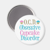 Obsessieve Cupcake-stoornis Magneet (Voorkant / Achterkant)