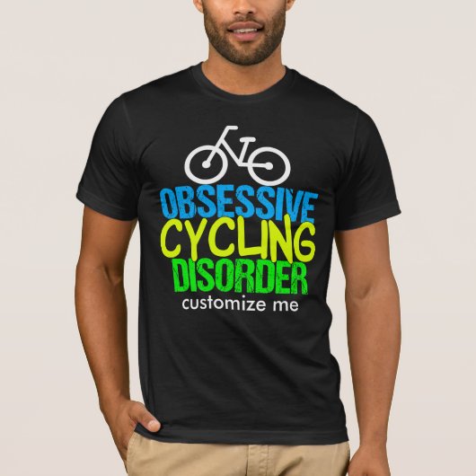 Obsessieve cycli van fietsstoornissen t-shirt (Voorkant)