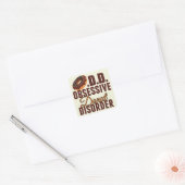 Obsessieve Donostoornis Vierkante Sticker (Envelop)