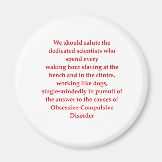 obsessieve grap magneet (Voorkant)