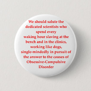 obsessieve jok ronde button 5,7 cm