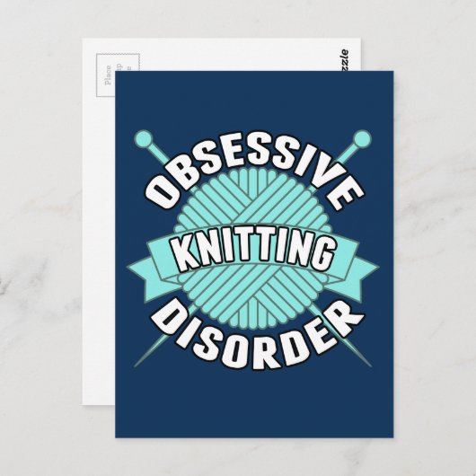 Obsessieve keelstoornis briefkaart (Voorkant / Achterkant)