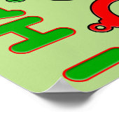 Obsessieve Kerstmis Stoornis OCD Grappige Poster B (Hoek)