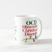 Obsessieve kerststoornis koffiemok (Voorkant rechts)