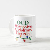 Obsessieve kerststoornis koffiemok (Voorkant links)