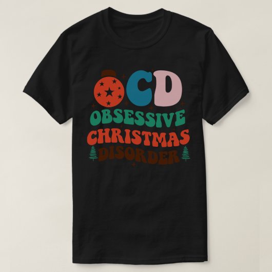 Obsessieve kerstziekte t-shirt (Design voorkant)