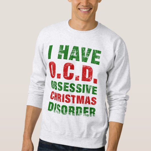 Obsessieve kerstziekte trui (Voorkant)