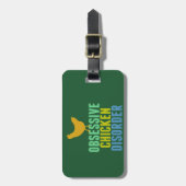 Obsessieve kippenziekte Funny Poultry Farmer Bagagelabel (Voorkant verticaal)