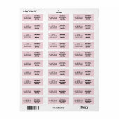 Obsessieve Koe Disorder Return Address Label (Full Sheet)