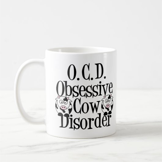 Obsessieve Koe stoornis Koffiemok (Links)