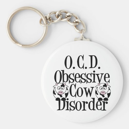 Obsessieve Koe stoornis Sleutelhanger (Voorkant)