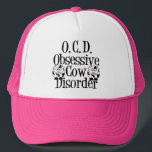 Obsessieve Koe stoornis Trucker Pet<br><div class="desc">Ik hou van koeien. Kutten zwart-wit koe cadeau. Ik ben OCD voor grappige koe cadeaus.</div>