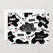 Obsessieve-koeienziekte Briefkaart (Voorkant / Achterkant)