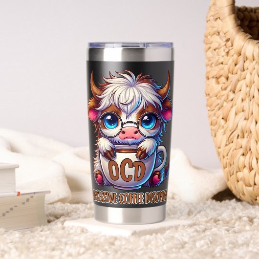 Obsessieve Koffie Stoornis  Geïsoleerde Drinkbeker (Woonkamer (Gedraaid)  )