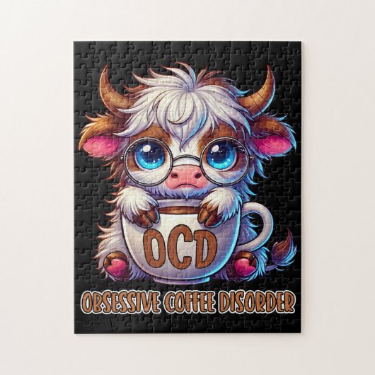 Obsessieve Koffie Stoornis Legpuzzel (Verticaal)
