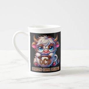 Obsessieve Koffie Stoornis Porselein Kop