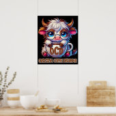 Obsessieve Koffie Stoornis Poster (Keuken)
