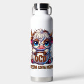 Obsessieve Koffie Stoornis Waterfles (Voorkant)