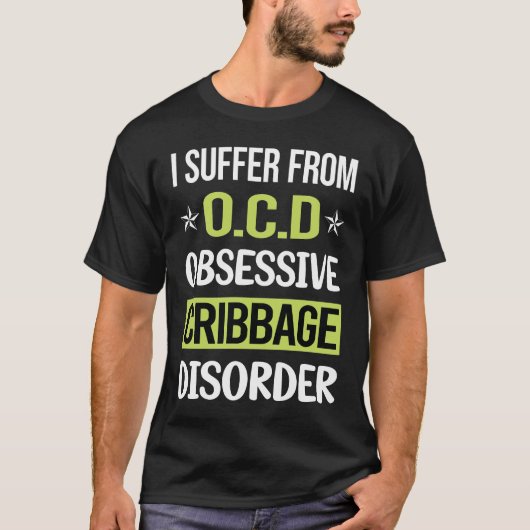 Obsessieve liefde cribbage Wieg T-shirt (Voorkant)