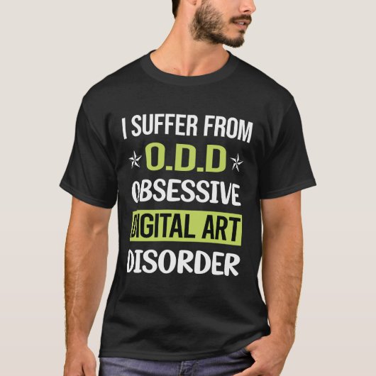 Obsessieve liefde digitale kunst t-shirt (Voorkant)