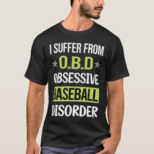Obsessieve liefde honkbal t-shirt (Voorkant)