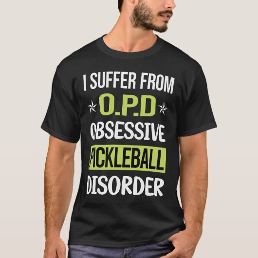 Obsessieve Liefde Pickleball T-shirt (Voorkant)