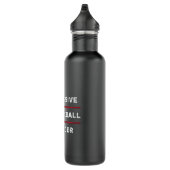 Obsessieve pickleball-aandoening pickleball-speler waterfles  (Rechts)