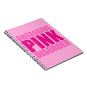 obsessieve roze stoornis notitieboek (Rechterzijde)