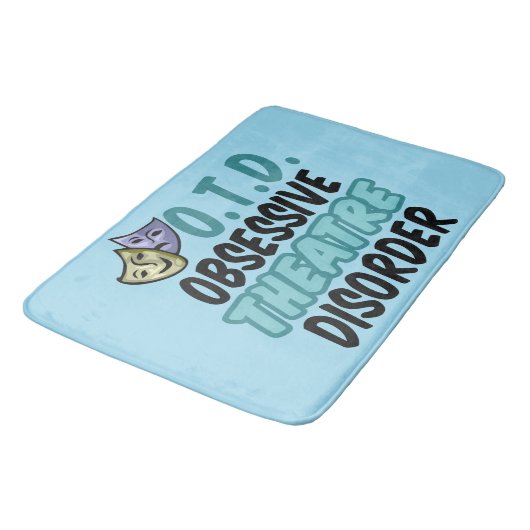 Obsessieve theaterstoornis badmat (Gekanteld)