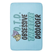 Obsessieve theaterstoornis badmat (Voorkant Verticaal)