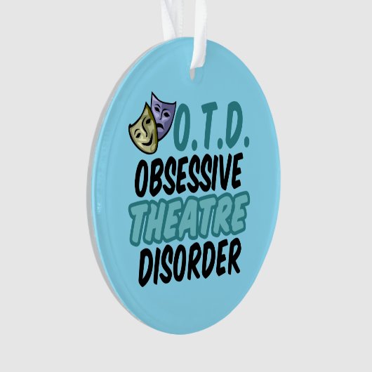 Obsessieve theaterstoornis ornament (voorkant)
