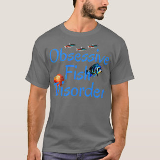 Obsessieve visziekte Frontosa Aquarium Keeping T-shirt