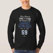 Obsession Mason Englert 59 Tampa Bay MLBPA T-shirt (Voorkant)