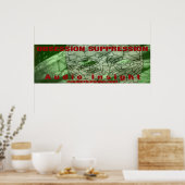 "Obsession Suppression" 36"x12" (90cm x 30cm) Poster (Keuken)