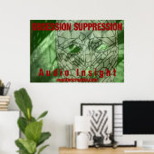 "Obsession Suppression" 36"x24" (90cm x 60cm) Poster (Thuiskantoor)