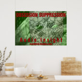 "Obsession Suppression" 36"x24" (90cm x 60cm) Poster (Keuken)