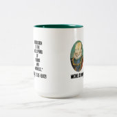 ObSession Wellspring Genius Madness de Montaigne Tweekleurige Koffiemok (Center)